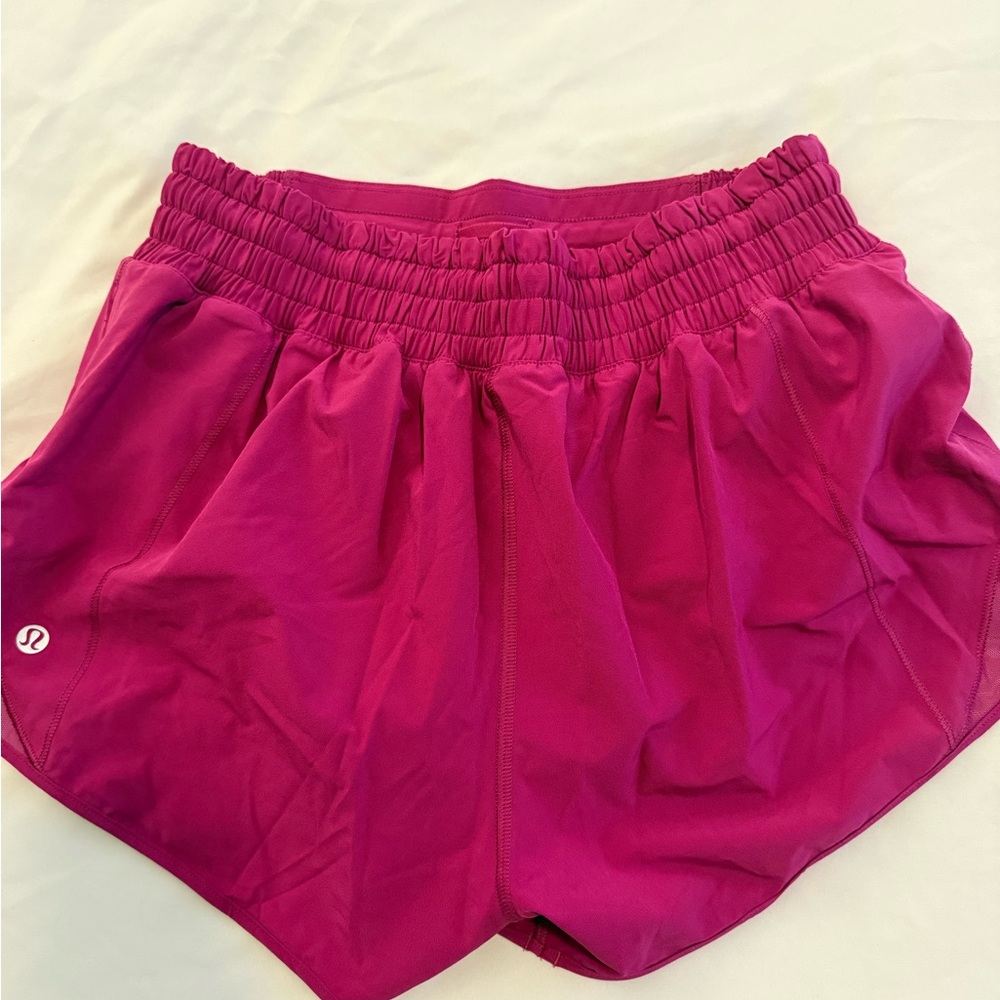 lululemon athletica Women's Magenta Athletic Shorts